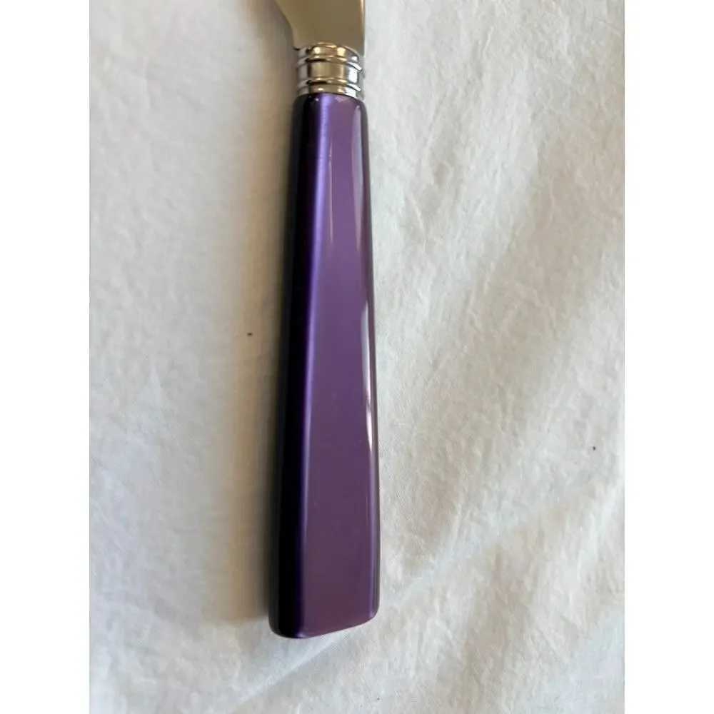 NEW Sabre Paris Icône Purple Dinner Knife 18/10 Stainless Acrylic